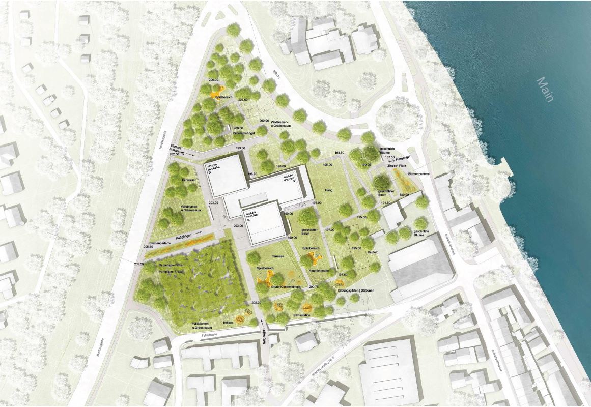 Staatsarchiv Kitzingen - Lageplan Staatsarchiv Kitzingen - Lageplan