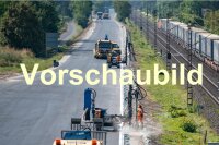 B27, Schutzplankenarbeiten B27, Schutzplankenarbeiten