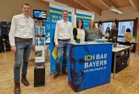 Stand des Staatlichen Bauamts Würzburg zum Netzwerktag an der Technischen Hochschule