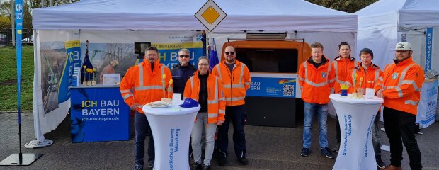 Messestand des Staatlichen Bauamts Würzburg zur BIT